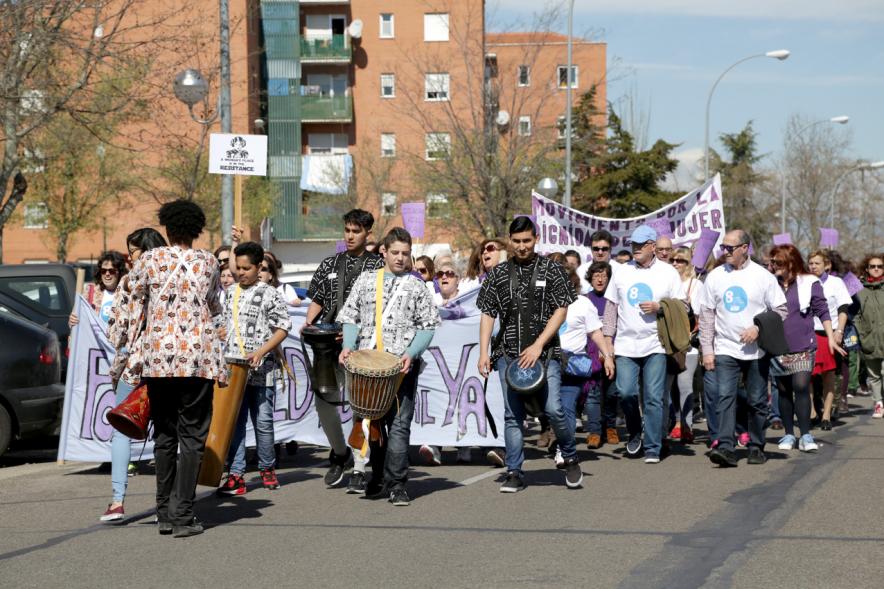 Manifestación por la Igualdad Real Ya - Los manifestantes