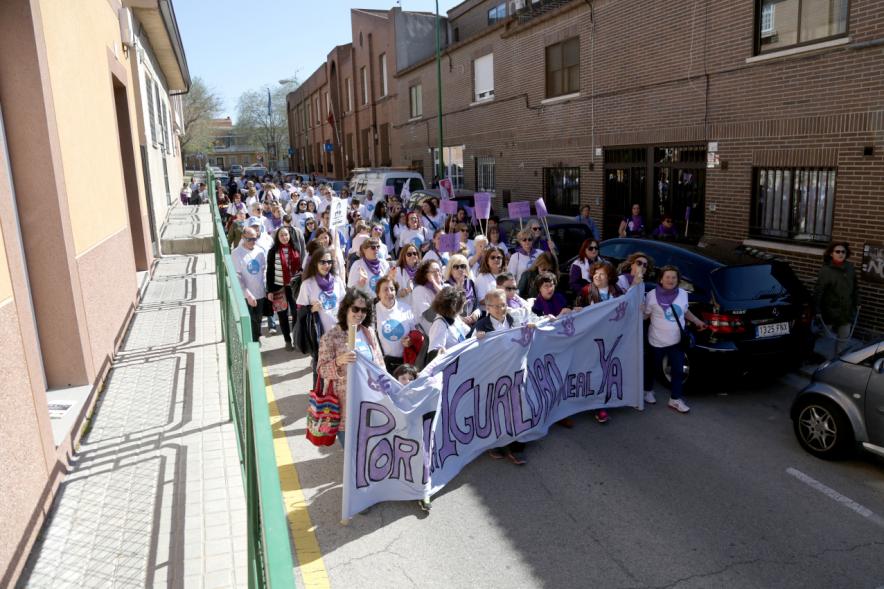 Manifestación por la Igualdad Real Ya - Los manifestantes.