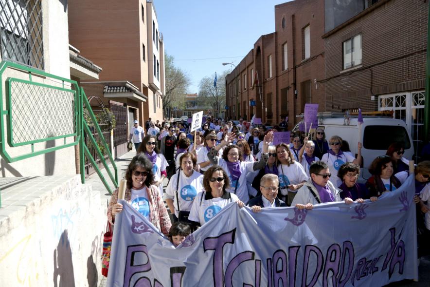 Manifestación por la Igualdad Real Ya - Los manifestantes.