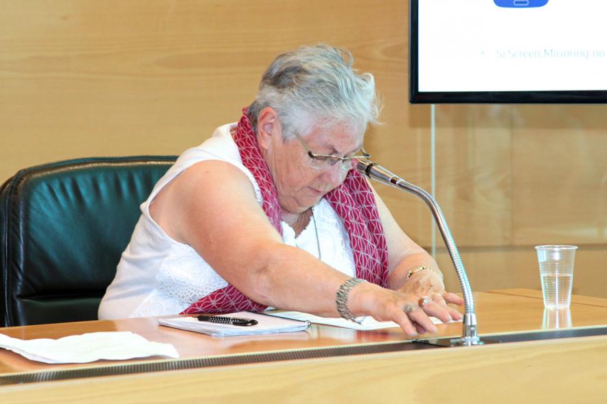 ponente en Lectura del Manifiesto contra el Maltrato a Mayores