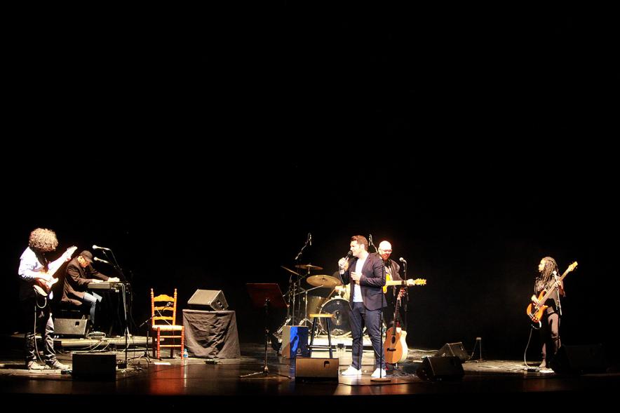 Artistas en el escenario