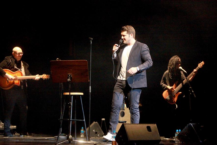 Momento de la actuación musical