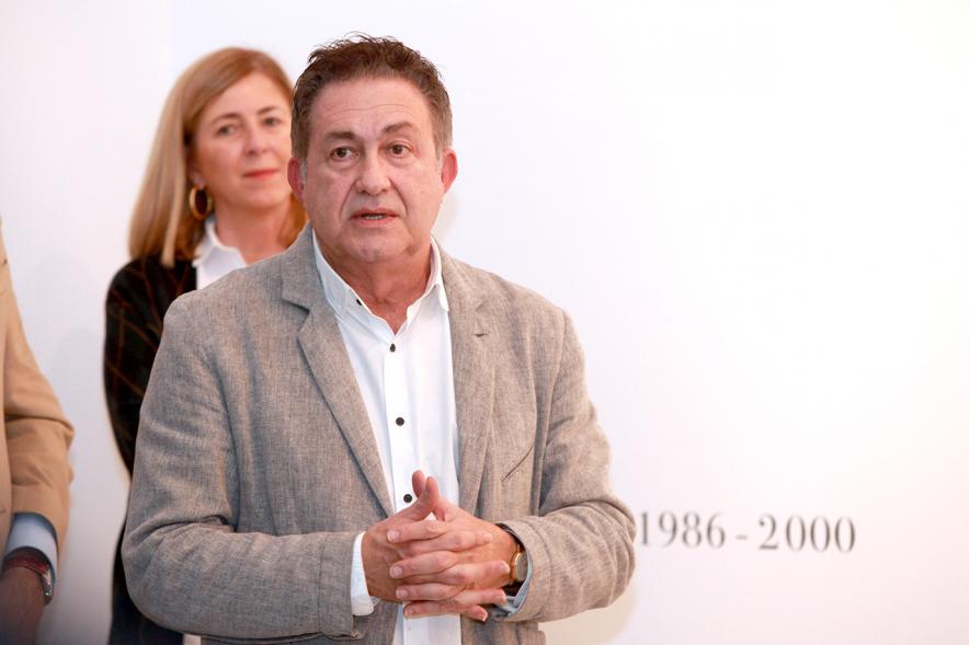 Inauguración de la Exposición "Lisboa Revisitada" de Manuel Sonseca - El autor.