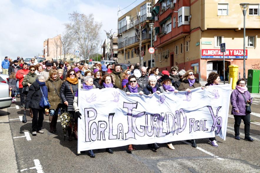 Marcha por la Igualdad -  Imagen de la cabecera de la marcha.