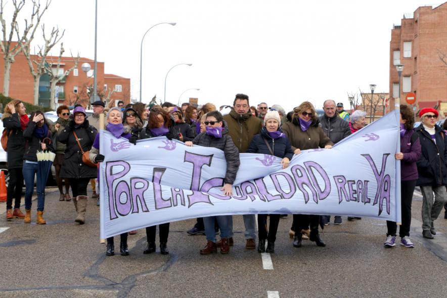 Marcha por la Igualdad - Imagen de la cabecera de la marcha.