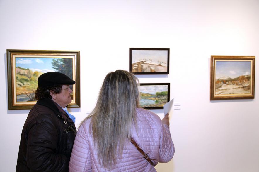 Visitantes en la Inauguración .
