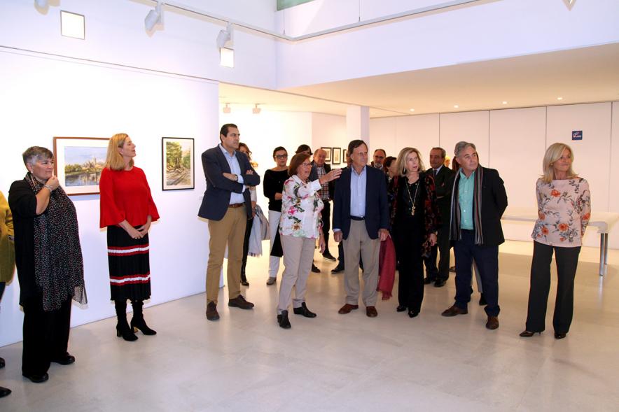 Asistentes a la  Exposición  "Guadarrama, Naturaleza y Paisaje a través del Tiempo" 