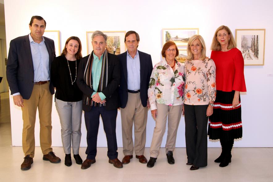 Alcalde Ignacio de Vinuesa y Representantes del consistorio en la Inauguración. 