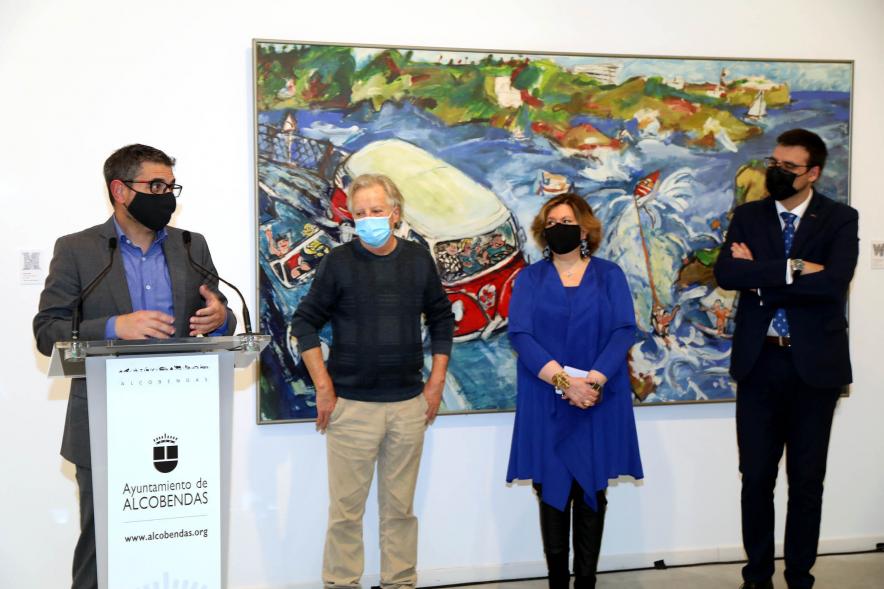 Inauguración Exposición "ABCDario" de Javier Mariscal - Imagen de un  momento de la intervención del alcalde Rafael Sánchez Acera.