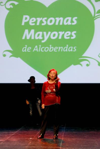 Participante en Mayores con mucho arte.