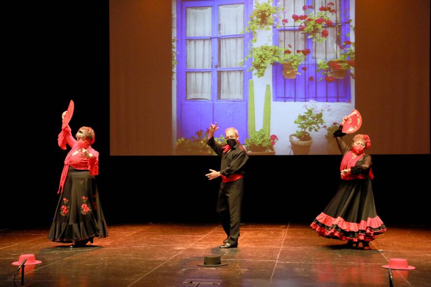 Espectáculo de baile. 