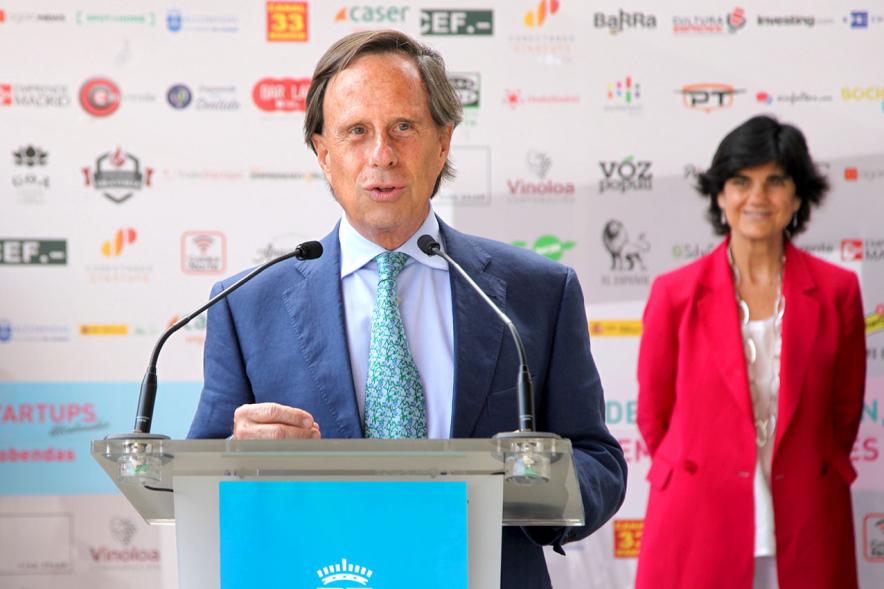 Media StartUps Alcobendas - Imagen del discurso del alcalde.