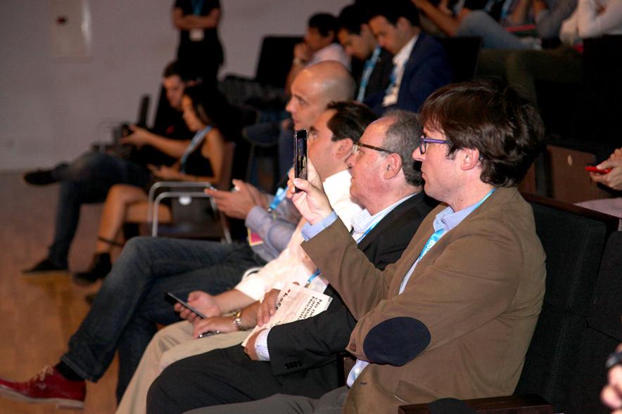 Media StartUps Alcobendas - Imagen de la primera fila de las autoridades.