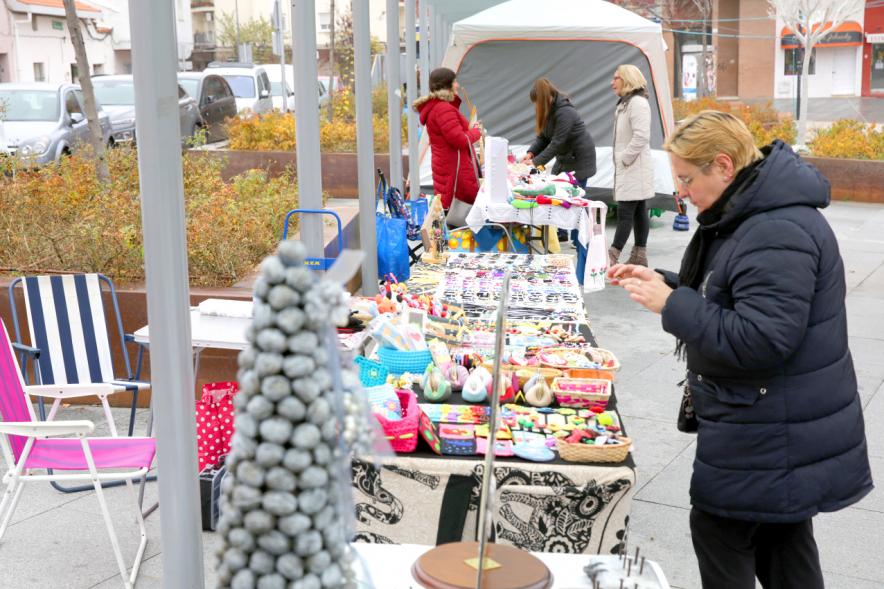 Puestos de artesanía en la Plaza de la Artesanía - 2019