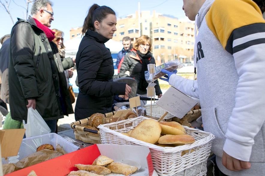 Puesto de pan. Mercado Agroecológico.