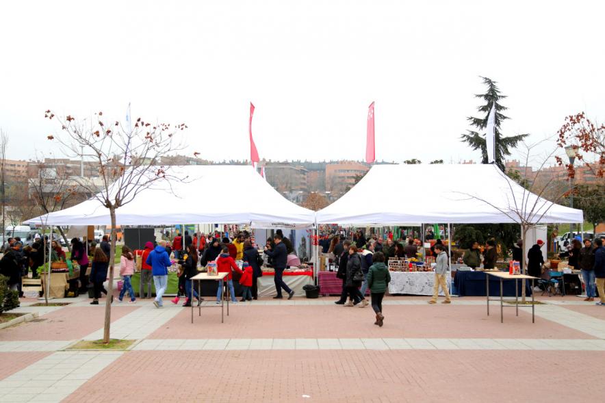 Vista general del Mercado Agroecológico.