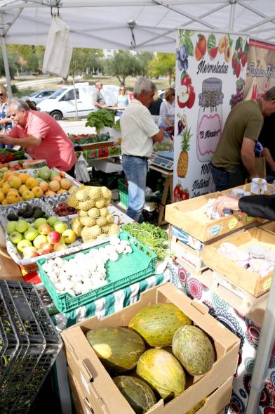 Puesto de hortalizas. Mercado Agroecológico -2019