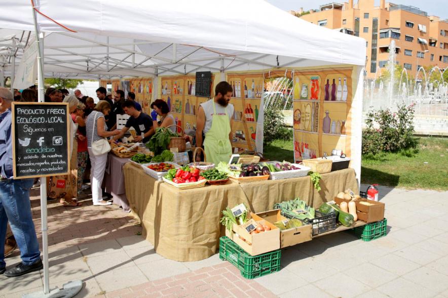 Puesto de hortalizas. Mercado Agroecológico -2019