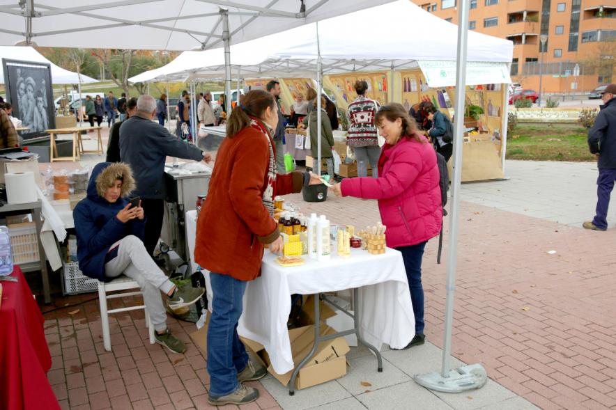 Puesto de productos naturales. Mercado Agroecológico - 2019