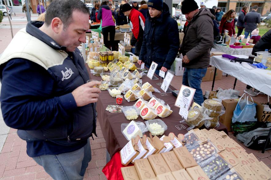 Puesto de quesos. Mercado Agroecológico 2018