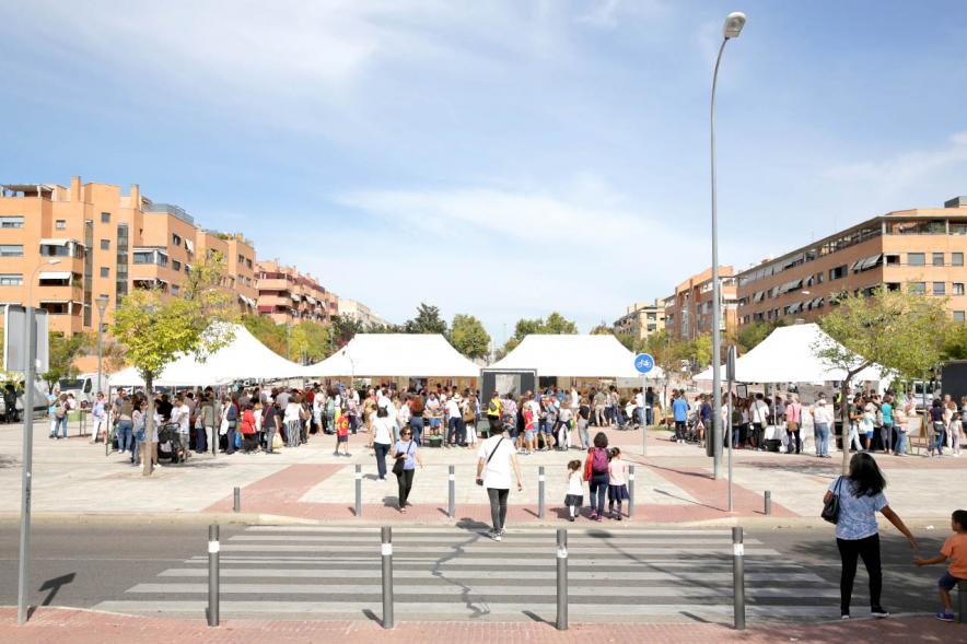 Vista general del Mercado Agroecológico -2019