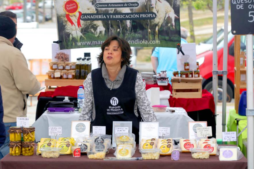 Puesto de quesos. Mercado Agroecológico 2019