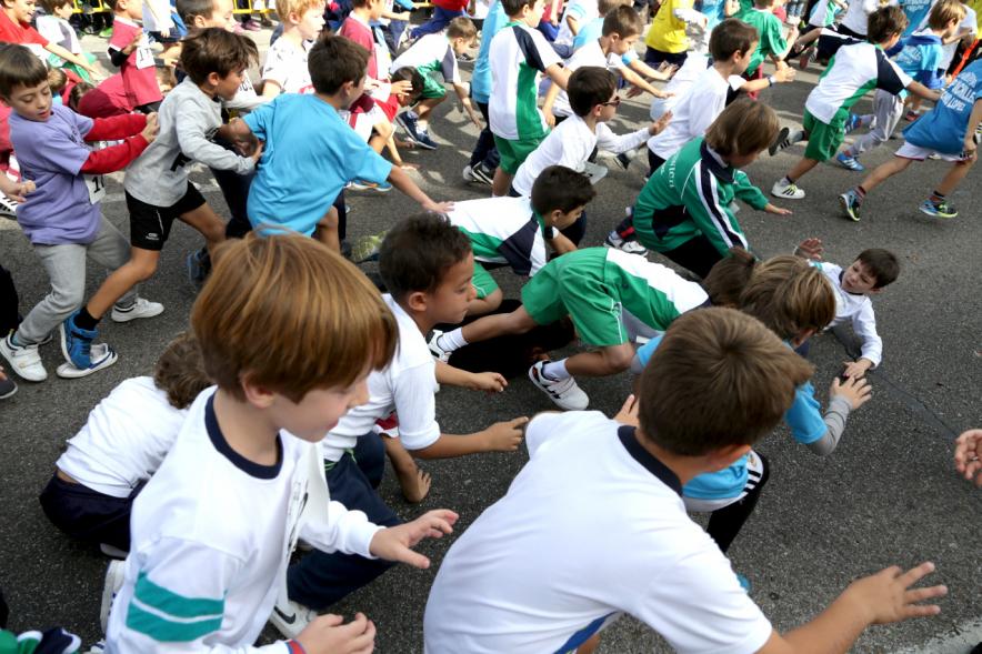 Milla Escolar 2016 -  Salida de la carrera.