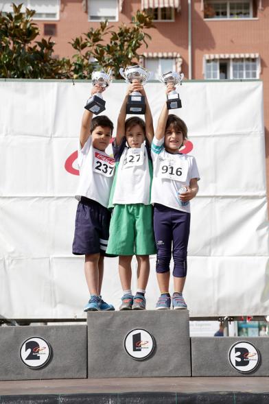 Milla Escolar 2016 - El pódium.
