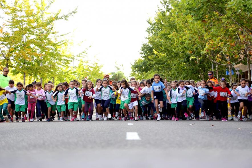 Milla Escolar 2017 - Salida carrera infantil.