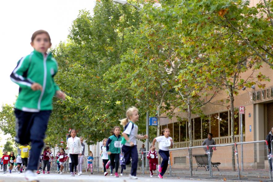 Milla Escolar 2018 -  Imagen de los corredores infantiles.