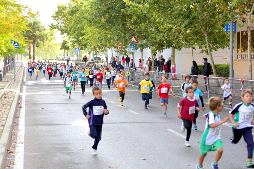 Milla Escolar 2018 - Imagen de los corredores infantiles.