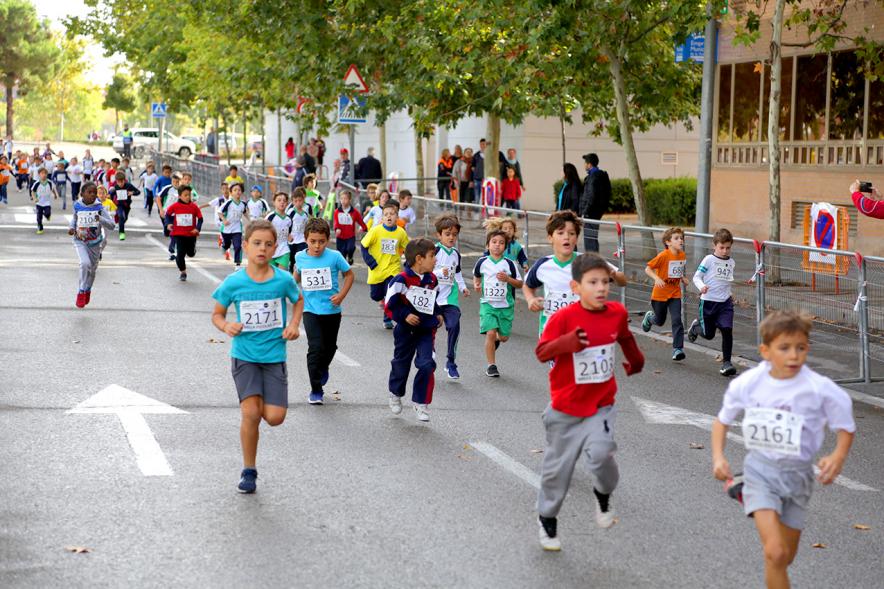 Milla Escolar 2018 - Imagen de los corredores infantiles.