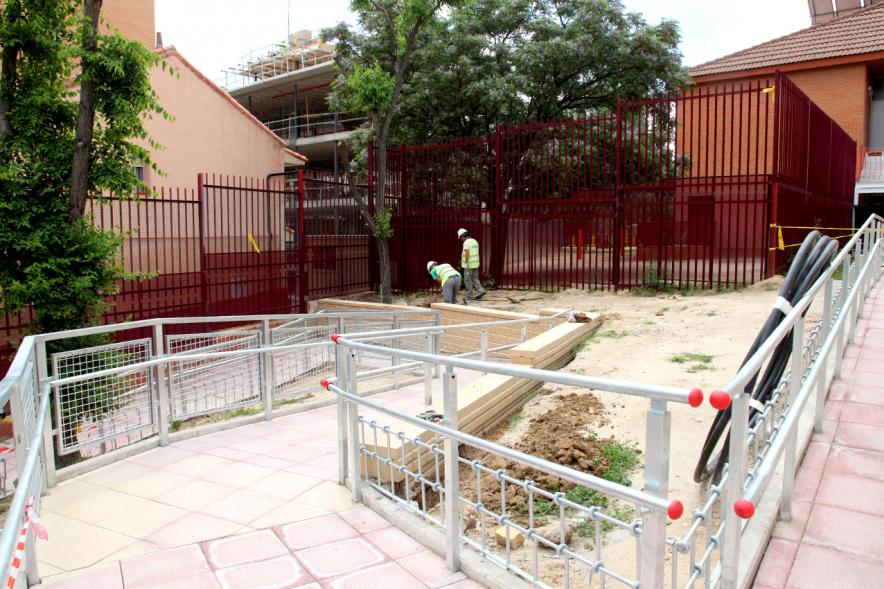 Operarios en la obra