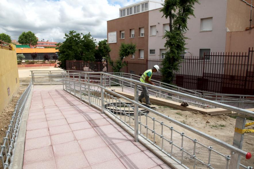 Operario en la obra