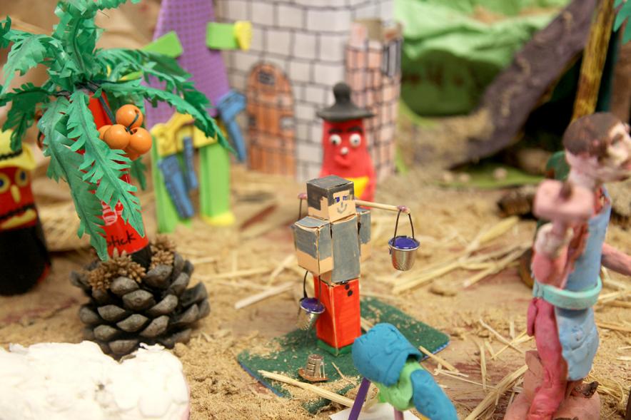 Figuritas en el belén