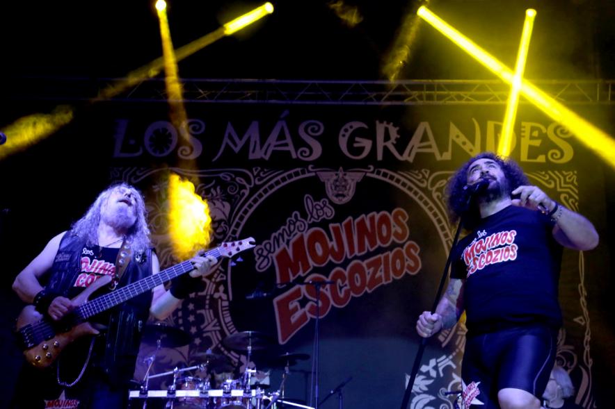 Momento de la actuación musical