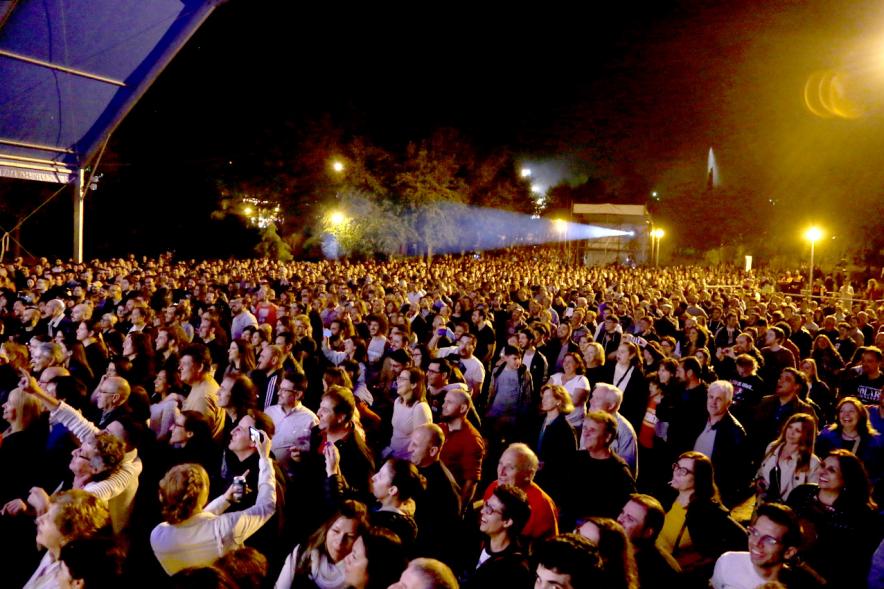 Público desde el escenario