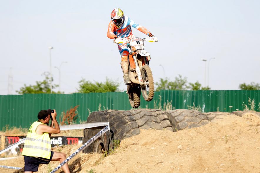 IVº Superenduro de Alcobendas de Motocross -  Momento de la carrera.