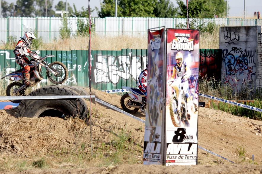 IVº Superenduro de Alcobendas de Motocross -  Momento de la carrera.