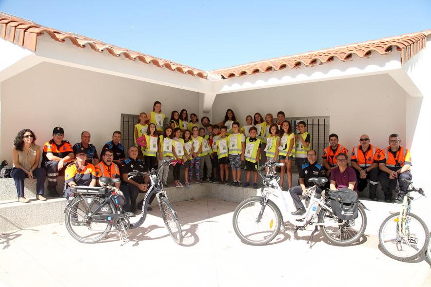Lectura del Manifiesto y Actividades de la Semana de la Movilidad -  Participantes y monitores.