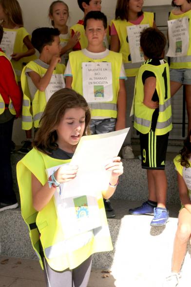 Lectura del Manifiesto y Actividades de la Semana de la Movilidad -  Lectura del manifiesto.