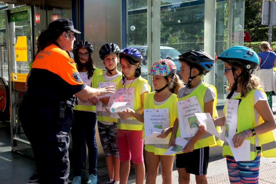Lectura del Manifiesto y Actividades de la Semana de la Movilidad -  Los participantes.