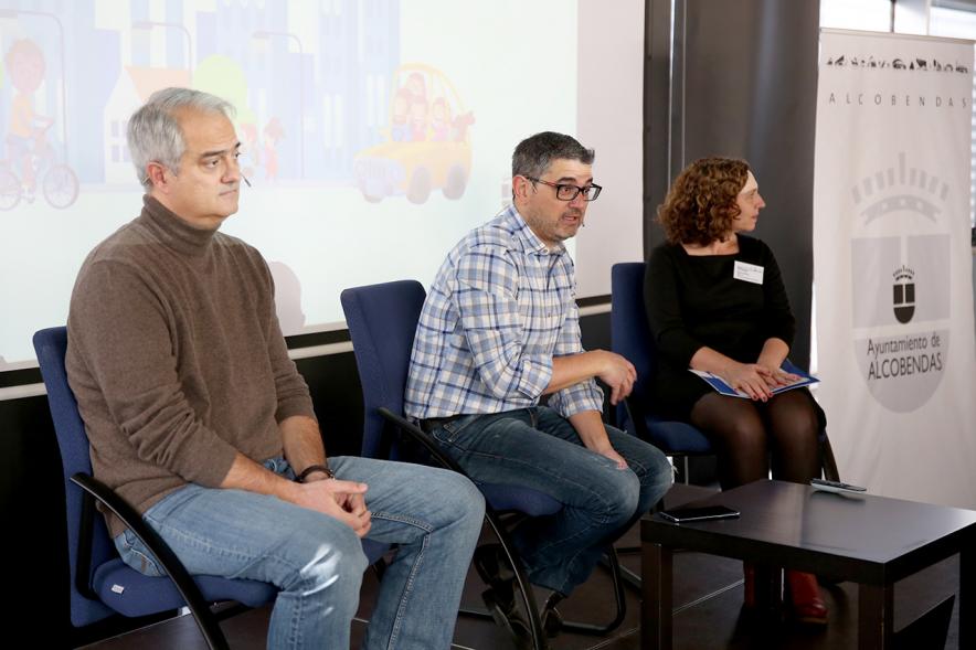 Alcalde Rafael Sánchez y concejales en la Jornadas de Laboratorio de Movilidad en Torno a los Centros Escolares - 2020