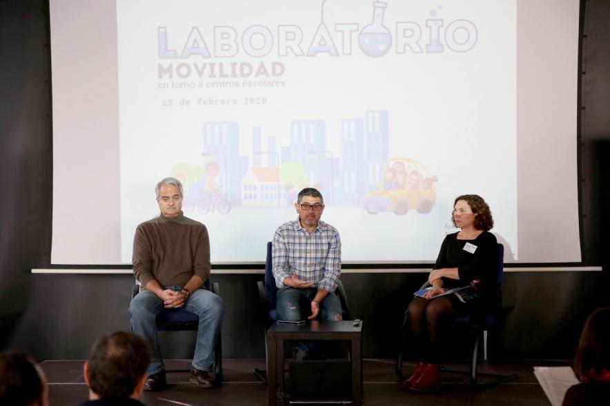 Alcalde Rafael Sánchez y concejales en la Jornadas de Laboratorio de Movilidad en Torno a los Centros Escolares -2020