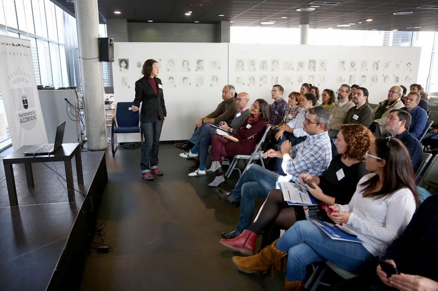Concejal Ana Sotos Montalvo y participantes a la Jornadas de Laboratorio de Movilidad en Torno a los Centros Escolares – 2020