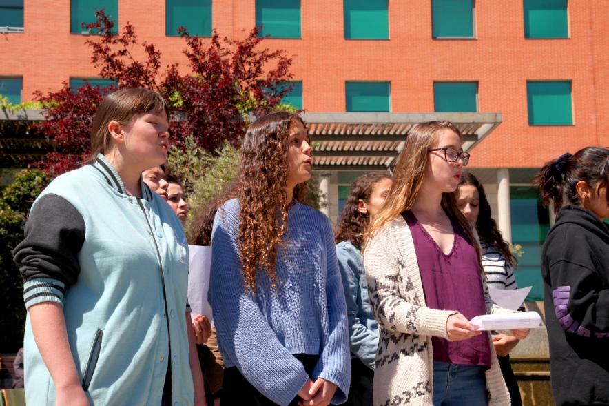 Musiqueando 2017 en la Plaza Mayor -  Los jóvenes  y su discurso.
