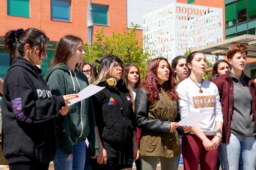 Musiqueando 2017 en la Plaza Mayor - Los jóvenes  y su discurso.