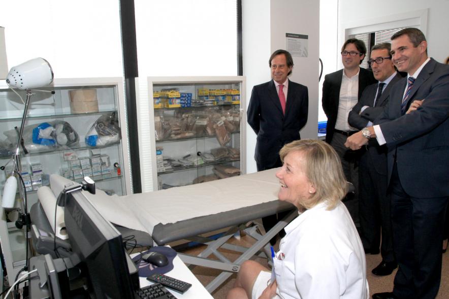 Momento de la visita