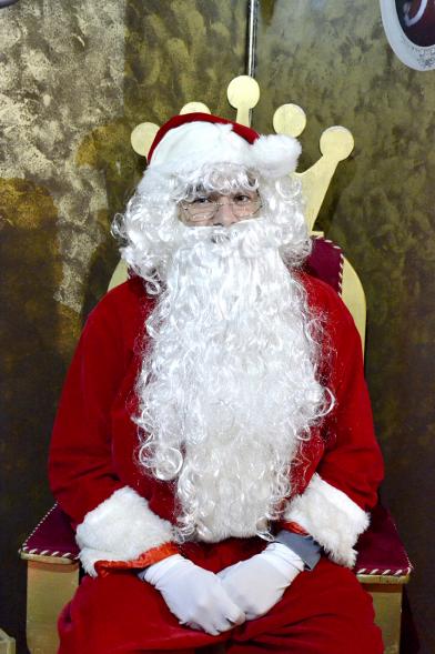 Inauguración Campaña Navidad 2017 en la Plaza del Pueblo - Primer plano de Papa Noel.