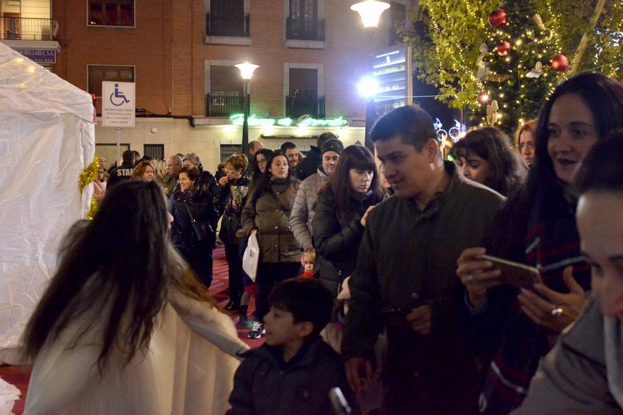 Inauguración Campaña Navidad 2017 en la Plaza del Pueblo - Grupo de familias.